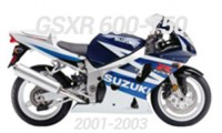 2001-2003 GSXR 600-750 Carénage