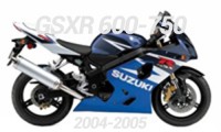 2004-2005 GSXR 600-750 Carénage