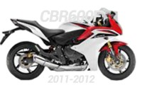 2011-2012 CBR600F Carénage