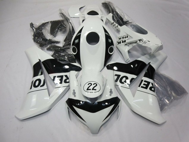 22 Repsol Blanc 08-11 CBR1000RR Carénage Moto 22 Repsol Blanc 08-11 CBR1000RR Carénage Moto