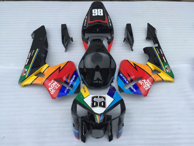 86 Noir & Rouge 05-06 CBR600RR Carénage Moto 86 Noir & Rouge 05-06 CBR600RR Carénage Moto