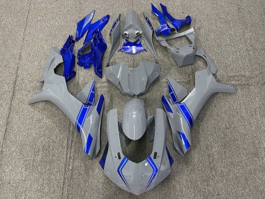 Accents Gris & Bleu Nardo 15-19 R1 Carénage Moto