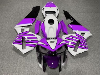 Ailes Violettes & Blanches 05-06 CBR600RR Carénage Moto