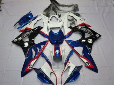 Alien Bleu & Blanc 09-14 S1000RR Carénage Moto