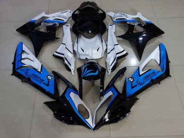 Alien Bleu & Blanc 09-14 S1000RR Carénage Moto