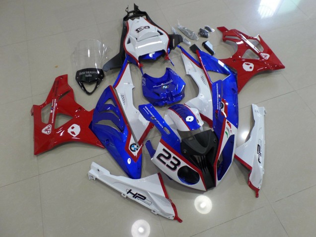 Alien Bleu & Blanc 09-14 S1000RR Carénage Moto Alien Bleu & Blanc 09-14 S1000RR Carénage Moto