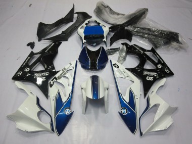 Alien Bleu & Blanc 09-14 S1000RR Carénage Moto