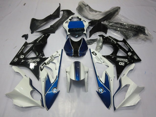 Alien Bleu & Blanc 09-14 S1000RR Carénage Moto Alien Bleu & Blanc 09-14 S1000RR Carénage Moto
