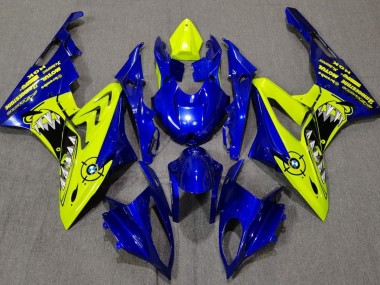 Alien Bleu & Blanc 09-14 S1000RR Carénage Moto