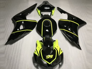 Alta Visibilità E Cbr Nero 06-07 CBR1000RR Carénage Moto