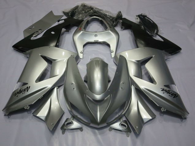 Argent 06-07 ZX10R Carénage Moto Argent 06-07 ZX10R Carénage Moto