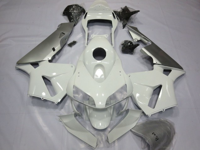 Argent & Blanc 03-04 CBR600RR Carénage Moto Argent & Blanc 03-04 CBR600RR Carénage Moto