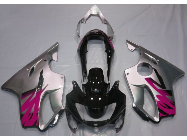 Argent Brillant & Rose 99-00 CBR600 F4 Carénage Moto Argent Brillant & Rose 99-00 CBR600 F4 Carénage Moto