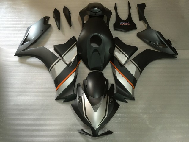 Argent Mat & Noir 12-16 CBR1000RR Carénage Moto Argent Mat & Noir 12-16 CBR1000RR Carénage Moto