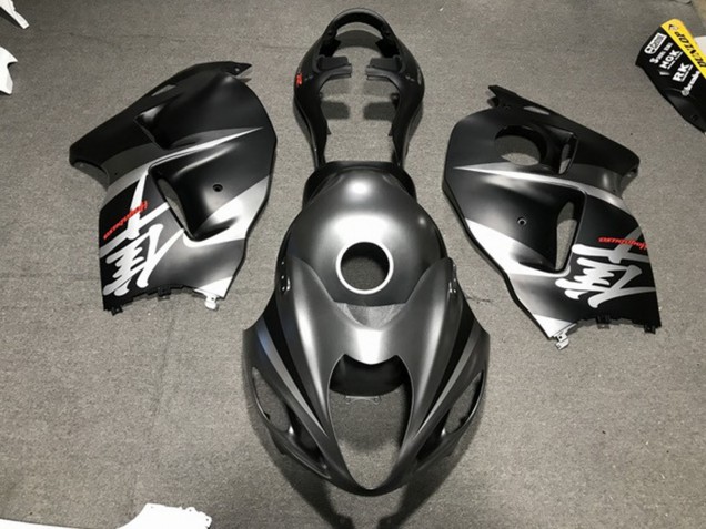 Argent Mat / Noir 97-07 GSXR 1300 Carénage Moto Argent Mat / Noir 97-07 GSXR 1300 Carénage Moto