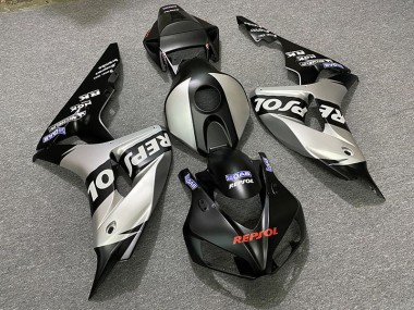 Argent Mat Repsol 06-07 CBR1000RR Carénage Moto