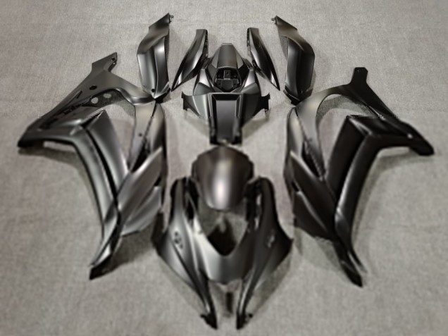 Argent Métal Mat 16-19 ZX10R Carénage Moto Argent Métal Mat 16-19 ZX10R Carénage Moto