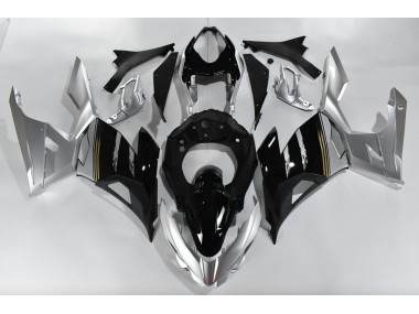 Argent & Noir 18-23 Ninja 400 Carénage Moto