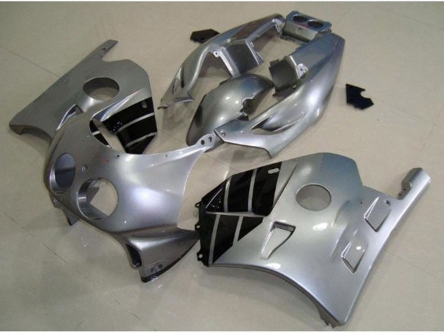 Argent & Noir 90-98 CBR250RR Carénage Moto Argent & Noir 90-98 CBR250RR Carénage Moto