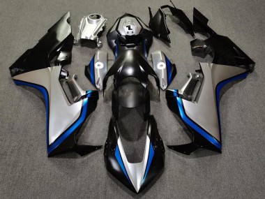 Argent & Noir & Bleu 17-23 CBR1000RR Carénage Moto