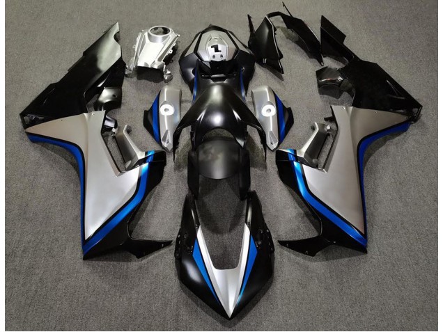 Argent & Noir & Bleu 17-23 CBR1000RR Carénage Moto