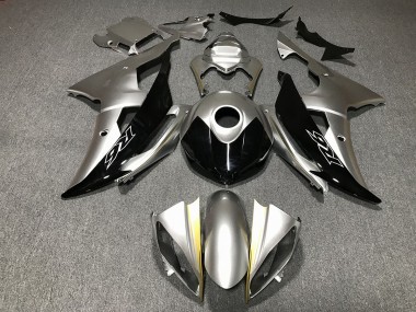 Argent & Noir Personnalisé 08-16 R6 Carénage Moto
