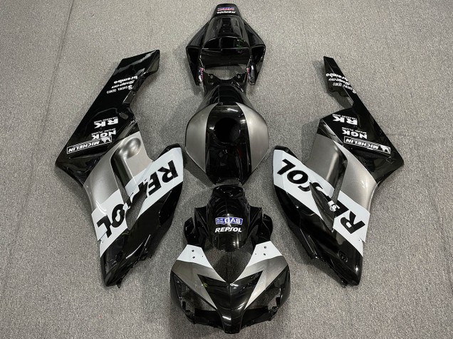 Argent Noir Repsol 04-05 CBR1000RR Carénage Moto Argent Noir Repsol 04-05 CBR1000RR Carénage Moto