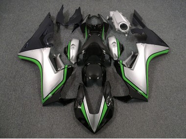 Argent & Noir & Vert 17-23 CBR1000RR Carénage Moto