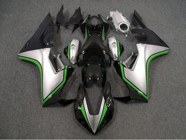 Argent & Noir & Vert 17-23 CBR1000RR Carénage Moto Argent & Noir & Vert 17-23 CBR1000RR Carénage Moto