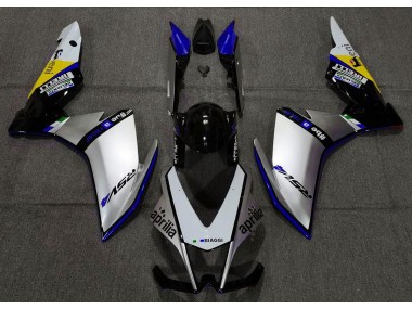 Argent Pirelli & Bleu 10-15 RSV4 1000 Carénage Moto