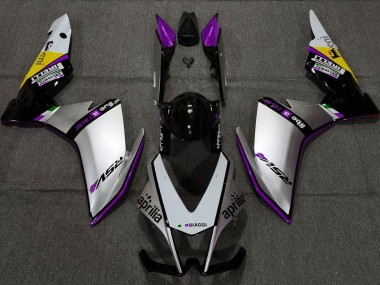 Argent Pirelli & Violet 10-15 RSV4 1000 Carénage Moto