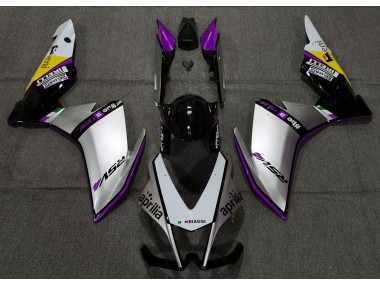 Argent Pirelli & Violet 10-15 RSV4 1000 Carénage Moto