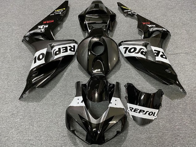 Argent Repsol 06-07 CBR1000RR Carénage Moto Argent Repsol 06-07 CBR1000RR Carénage Moto