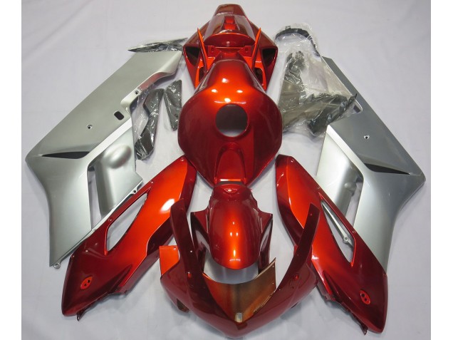 Argent Rouge 04-05 CBR1000RR Carénage Moto