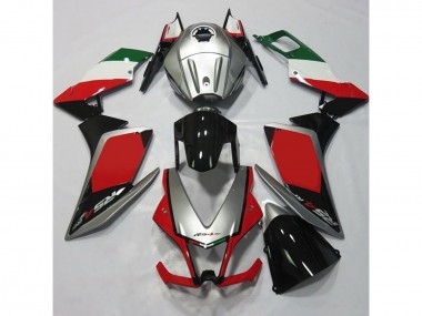 Argent & Rouge 12-15 RS4 125 Carénage Moto