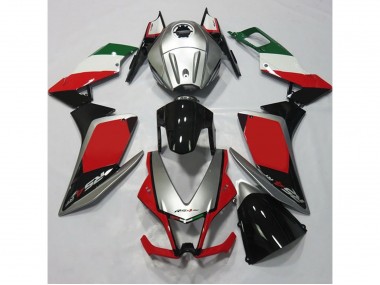 Argent & Rouge 12-15 RS4 125 Carénage Moto