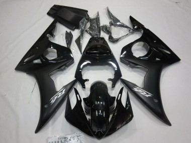 Autocollant Blanc Noir Mat 05 R6 Carénage Moto