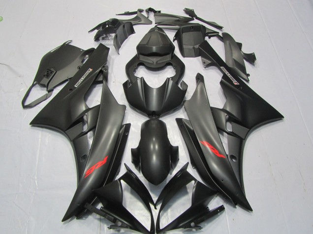 Autocollant Rouge Noir Mat 06-07 R6 Carénage Moto Autocollant Rouge Noir Mat 06-07 R6 Carénage Moto