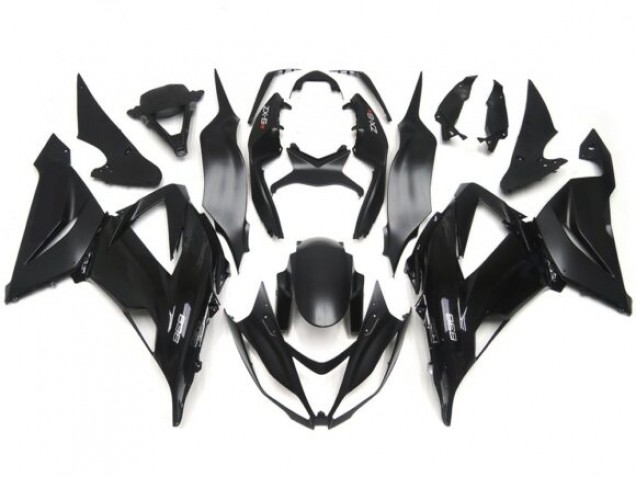 Autocollants Lisses Unis Noir Brillant/Mat 13-18 ZX6R Carénage Moto Autocollants Lisses Unis Noir Brillant/Mat 13-18 ZX6R Carénage Moto