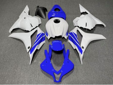 Bande Latérale Bleu Foncé & Blanche 09-12 CBR600RR Carénage Moto