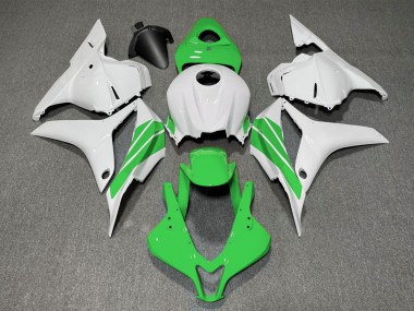 Bande Latérale Verte & Blanche 09-12 CBR600RR Carénage Moto