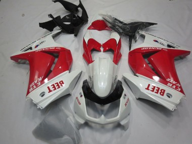 Beet Rouge & Blanche 08-12 Ninja 250 Carénage Moto