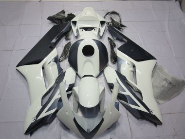Blanc & Argent 04-05 CBR1000RR Carénage Moto