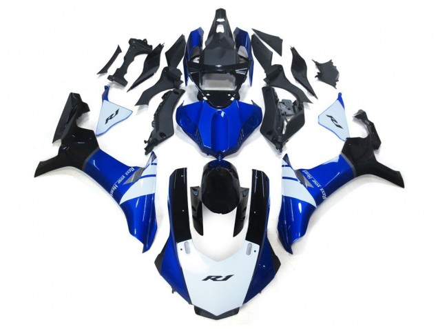 Blanc & Bleu 15-19 R1 Carénage Moto Blanc & Bleu 15-19 R1 Carénage Moto