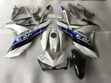 Blanc Bleu & Noir 15-18 R3 Carénage Moto