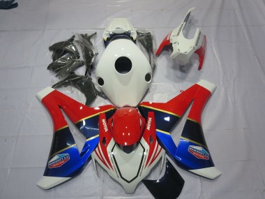 Blanc Bleu & Rouge 08-11 CBR1000RR Carénage Moto