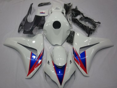 Blanc Bleu Rouge 08-11 CBR1000RR Carénage Moto