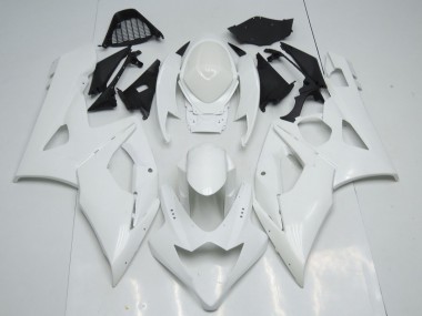 Blanc Brillant 05-06 GSXR 1000 Carénage Moto