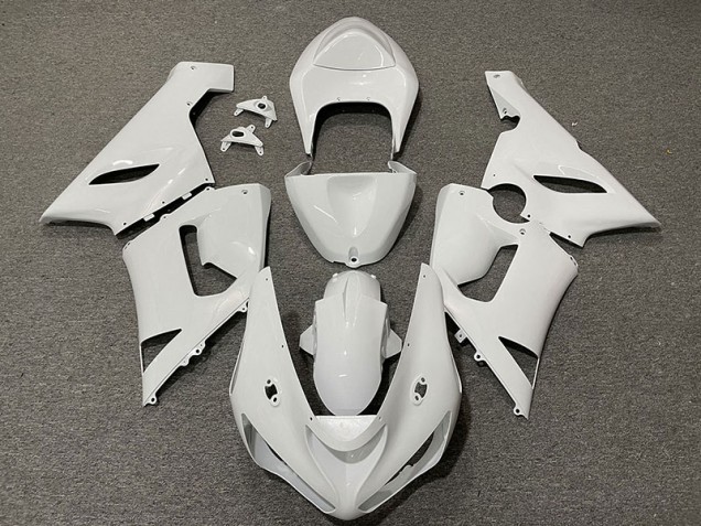 Blanc Brillant 05-06 ZX6R Carénage Moto Blanc Brillant 05-06 ZX6R Carénage Moto