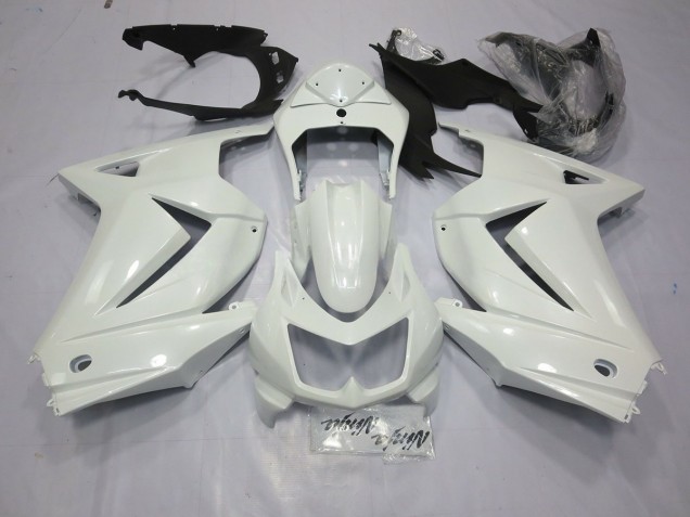 Blanc Brillant 08-12 Ninja 250 Carénage Moto Blanc Brillant 08-12 Ninja 250 Carénage Moto